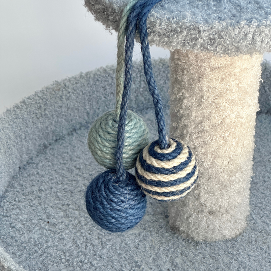 Sisal Bobs Trio Pendant